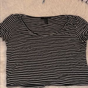 Striped Crop Top